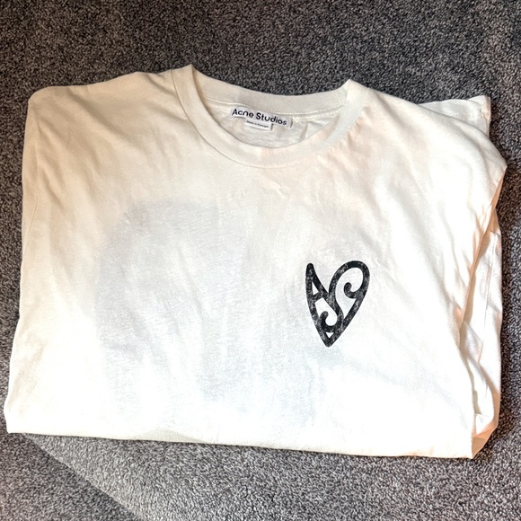 Acne Studios Long Sleeve Graffiti T Shirt - Picture 1 of 7